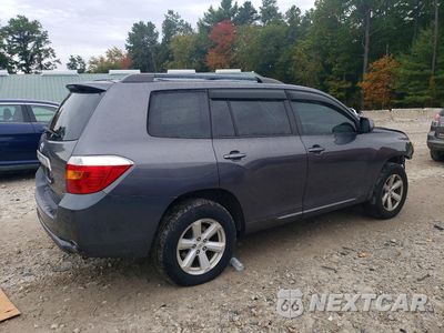 Trzecie zdjęcie samochodu z tyłu: 2010 TOYOTA HIGHLANDER SE VIN:5TDJK3EH4AS013279 - miniatura