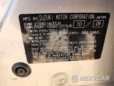 Zdjęcie 14 z 14 samochodu: 2010 SUZUKI GRAND VITARA PREMIUM VIN:JS3TD0D26A4100824 - miniatura