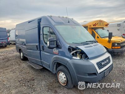 Czwarte zdjęcie samochodu z boku: 2021 RAM PROMASTER 3500 DELIVERY VAN VIN:3C6MRVJG2ME544987 - miniatura