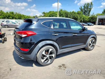 Trzecie zdjęcie samochodu z tyłu: 2016 HYUNDAI TUCSON LIMITED VIN:KM8J33A26GU122602 - miniatura