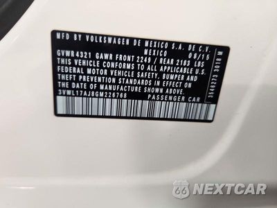 Zdjęcie 12 z 12 samochodu: 2016 VOLKSWAGEN JETTA SEL VIN:3VWL17AJ8GM226768 - miniatura