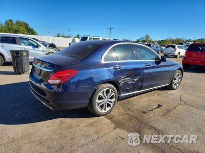 Trzecie zdjęcie samochodu z tyłu: 2017 MERCEDES-BENZ C 300 4MATIC VIN:55SWF4KB3HU199586 - miniatura