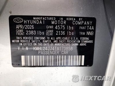Zdjęcie 12 z 12 samochodu: 2026 HYUNDAI SONATA HYBRID BLUE VIN:KMHL24JJ4TA173858 - miniatura