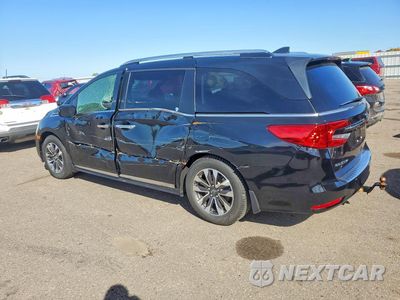 Drugie zdjęcie samochodu z przodu: 2021 HONDA ODYSSEY EXL VIN:5FNRL6H73MB010600 - miniatura