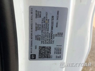 Zdjęcie 13 z 13 samochodu: 2021 CHEVROLET SILVERADO C1500 VIN:3GCNWAEF5MG327339 - miniatura