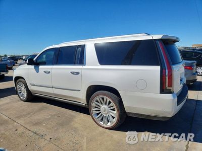 Drugie zdjęcie samochodu z przodu: 2019 CADILLAC ESCALADE ESV PLATINUM VIN:1GYS4KKJ8KR176625 - miniatura