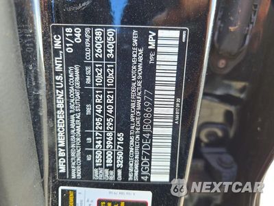 Zdjęcie 13 z 13 samochodu: 2018 MERCEDES-BENZ GLS 550 4MATIC VIN:4JGDF7DE4JB086977 - miniatura