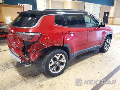 Trzecie zdjęcie samochodu z tyłu: 2019 JEEP COMPASS LIMITED VIN:3C4NJDCB7KT647265 - miniatura
