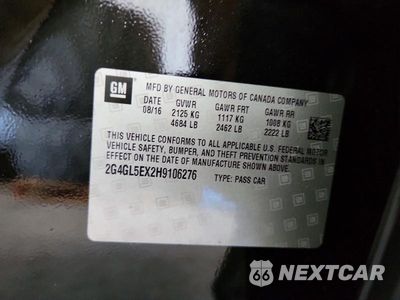 Zdjęcie 12 z 12 samochodu: 2017 BUICK REGAL SPORT TOURING VIN:2G4GL5EX2H9106276 - miniatura