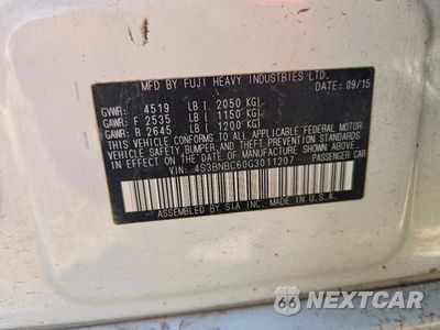 Zdjęcie 13 z 13 samochodu: 2016 SUBARU LEGACY 2.5I PREMIUM VIN:4S3BNBC60G3011207 - miniatura
