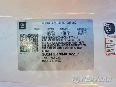 Zdjęcie 12 z 12 samochodu: 2021 CHEVROLET CAMARO SS VIN:1G1FH1R78M0102217 - miniatura