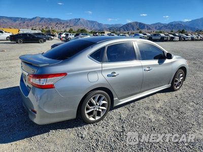 Trzecie zdjęcie samochodu z tyłu: 2014 NISSAN SENTRA SR VIN:3N1AB7AP2EY267398 - miniatura