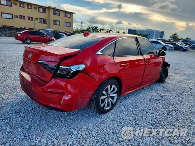 Trzecie zdjęcie samochodu z tyłu: 2024 HONDA CIVIC LX VIN:2HGFE2F28RH531554 - miniatura