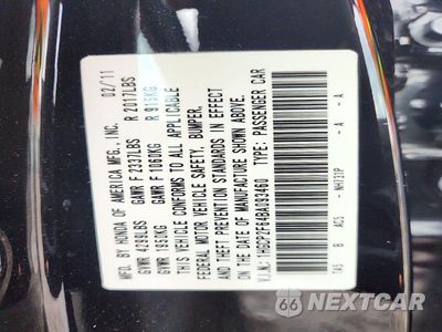 Zdjęcie 13 z 13 samochodu: 2011 HONDA ACCORD SE VIN:1HGCP2F64BA093460 - miniatura
