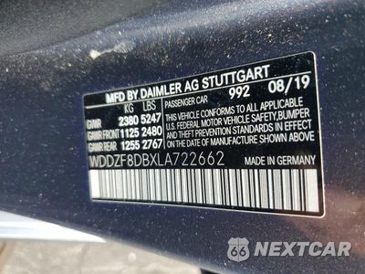 Zdjęcie 12 z 12 samochodu: 2020 MERCEDES-BENZ E 350 VIN:WDDZF8DBXLA722662 - miniatura