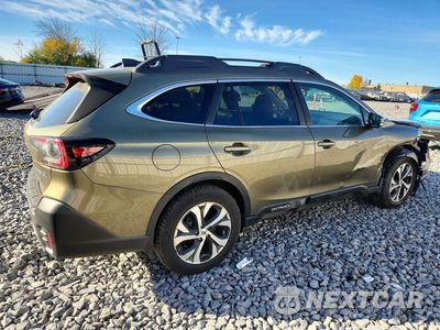 Trzecie zdjęcie samochodu z tyłu: 2020 SUBARU OUTBACK LIMITED VIN:4S4BTANC2L3102603 - miniatura