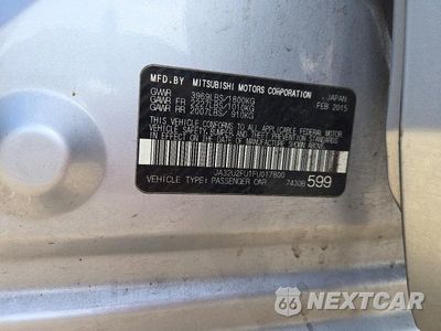 Zdjęcie 13 z 13 samochodu: 2015 MITSUBISHI LANCER ES VIN:JA32U2FU1FU017800 - miniatura