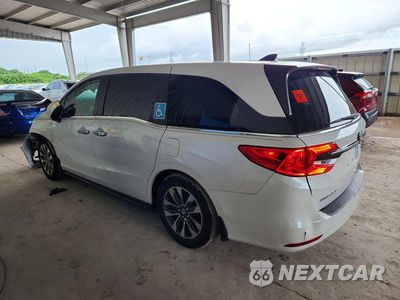 Drugie zdjęcie samochodu z przodu: 2023 HONDA ODYSSEY EXL VIN:5FNRL6H60PB049608 - miniatura