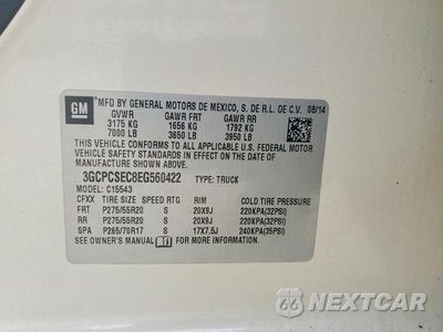 Zdjęcie 12 z 12 samochodu: 2014 CHEVROLET SILVERADO C1500 LTZ VIN:3GCPCSEC8EG560422 - miniatura