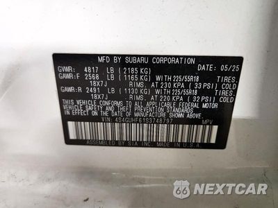 Zdjęcie 12 z 12 samochodu: 2025 SUBARU CROSSTREK SPORT VIN:4S4GUHF61S3748797 - miniatura