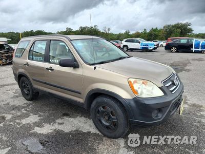 Czwarte zdjęcie samochodu z boku: 2005 HONDA CR-V LX VIN:JHLRD68505C005917 - miniatura