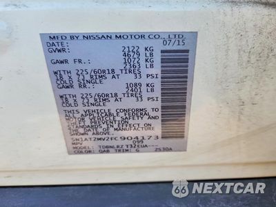 Zdjęcie 14 z 14 samochodu: 2015 NISSAN ROGUE SL VIN:5N1AT2MV2FC904173 - miniatura