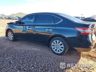 Drugie zdjęcie samochodu z przodu: 2014 NISSAN SENTRA S VIN:3N1AB7AP8EY202510 - miniatura