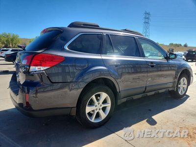 Trzecie zdjęcie samochodu z tyłu: 2013 SUBARU OUTBACK 2.5I PREMIUM VIN:4S4BRCCC6D3281775 - miniatura