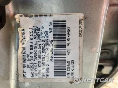 Zdjęcie 12 z 12 samochodu: 2003 TOYOTA COROLLA LE VIN:1NXBR32E03Z129812 - miniatura