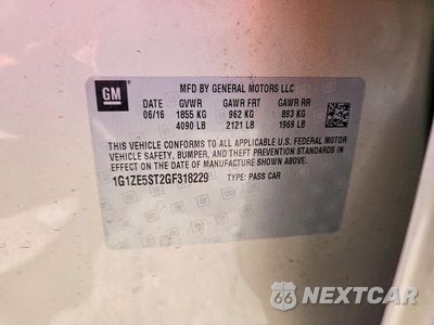 Zdjęcie 12 z 12 samochodu: 2016 CHEVROLET MALIBU LT VIN:1G1ZE5ST2GF318229 - miniatura
