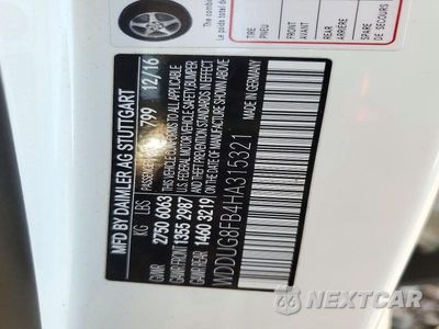 Zdjęcie 12 z 12 samochodu: 2017 MERCEDES-BENZ S 550 4MATIC VIN:WDDUG8FB4HA315321 - miniatura
