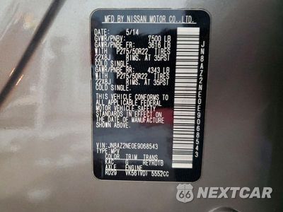 Zdjęcie 13 z 13 samochodu: 2014 INFINITI QX80 BASE VIN:JN8AZ2NE0E9068543 - miniatura