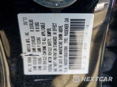Zdjęcie 12 z 12 samochodu: 2014 HONDA ACCORD LX VIN:1HGCR2F3XEA033994 - miniatura