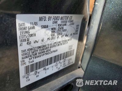Zdjęcie 12 z 12 samochodu: 2006 FORD F250 SUPER DUTY VIN:1FTSW21P76EC07625 - miniatura