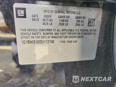 Zdjęcie 12 z 12 samochodu: 2013 CHEVROLET VOLT VIN:1G1RH6E48DU113748 - miniatura