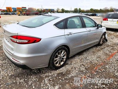Trzecie zdjęcie samochodu z tyłu: 2019 FORD FUSION SE VIN:3FA6P0HD9KR217570 - miniatura