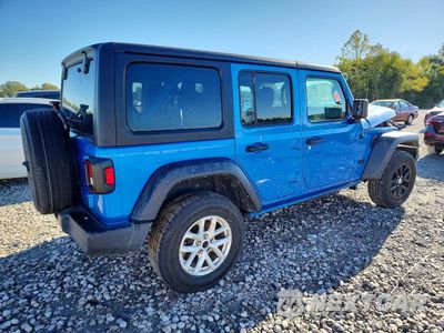 Trzecie zdjęcie samochodu z tyłu: 2023 JEEP WRANGLER SPORT VIN:1C4HJXDN9PW671088 - miniatura