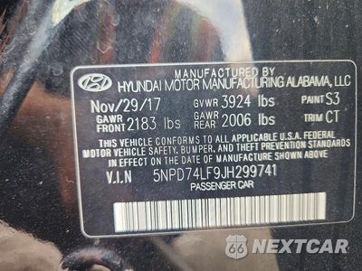 Zdjęcie 12 z 12 samochodu: 2018 HYUNDAI ELANTRA SE VIN:5NPD74LF9JH299741 - miniatura