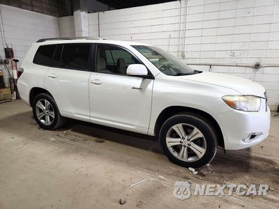 Czwarte zdjęcie samochodu z boku: 2008 TOYOTA HIGHLANDER SPORT VIN:JTEES43AX82046202 - miniatura