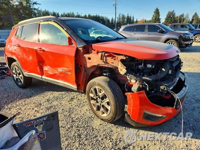 Czwarte zdjęcie samochodu z boku: 2018 JEEP COMPASS TRAILHAWK VIN:3C4NJDDB4JT457131 - miniatura