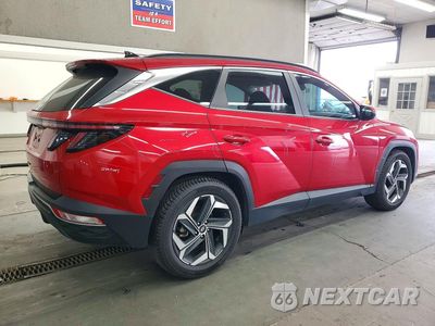 Trzecie zdjęcie samochodu z tyłu: 2022 HYUNDAI TUCSON SEL VIN:5NMJF3AE3NH083509 - miniatura