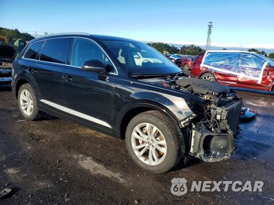 Czwarte zdjęcie samochodu z boku: 2019 AUDI Q7 PREMIUM PLUS VIN:WA1LAAF78KD044998 - miniatura