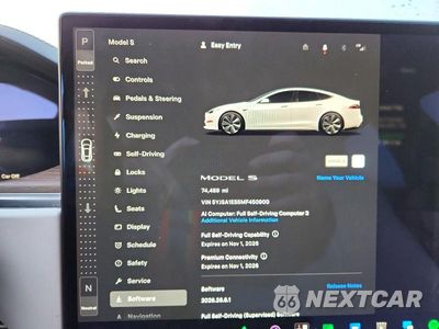 Zdjęcie 9 z 12 samochodu: 2021 TESLA MODEL S VIN:5YJSA1E55MF450900 - miniatura