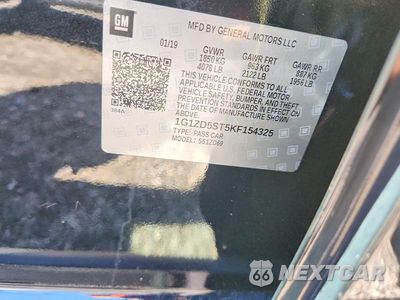 Zdjęcie 12 z 12 samochodu: 2019 CHEVROLET MALIBU LT VIN:1G1ZD5ST5KF154325 - miniatura