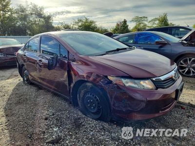 Czwarte zdjęcie samochodu z boku: 2012 HONDA CIVIC LX VIN:19XFB2F51CE040313 - miniatura