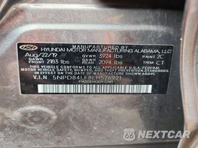 Zdjęcie 12 z 12 samochodu: 2020 HYUNDAI ELANTRA VALUE EDITION VIN:5NPD84LF8LH526921 - miniatura