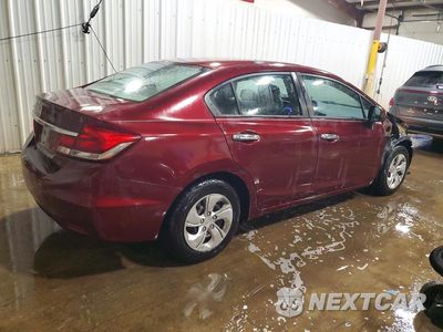Trzecie zdjęcie samochodu z tyłu: 2013 HONDA CIVIC LX VIN:2HGFB2F50DH586463 - miniatura