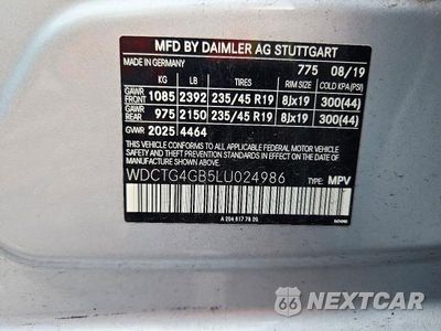 Zdjęcie 13 z 13 samochodu: 2020 MERCEDES-BENZ GLA 250 4MATIC VIN:WDCTG4GB5LU024986 - miniatura