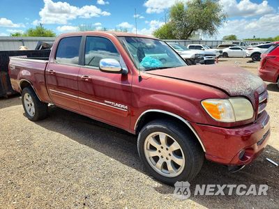 Czwarte zdjęcie samochodu z boku: 2006 TOYOTA TUNDRA DOUBLE CAB SR5 VIN:5TBET34186S557321 - miniatura