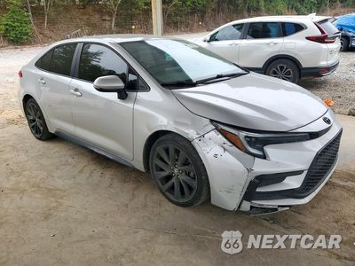 Czwarte zdjęcie samochodu z boku: 2024 TOYOTA COROLLA SE VIN:5YFS4MCE8RP191505 - miniatura